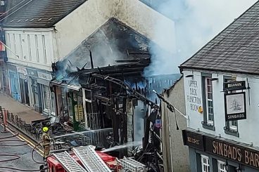 Arrests made in connection with town centre fire