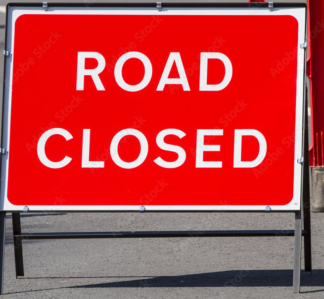 Temporary road closures for Gathering